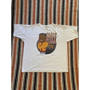 Vintage Jamie Foxx ‘Y2K Comedy Tour’ 2000 Men’s White Shirt Size 2XL Very Rare